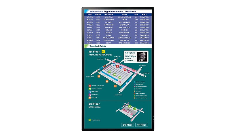 Sharp PN-L805H Aquos Board 80" 4K UHD Interactive LCD Display