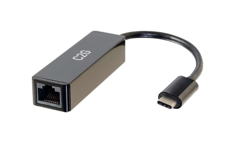 C2G USB C to Gigabit Adapter - RJ-45 - M/F 29826 - USB Adapters -