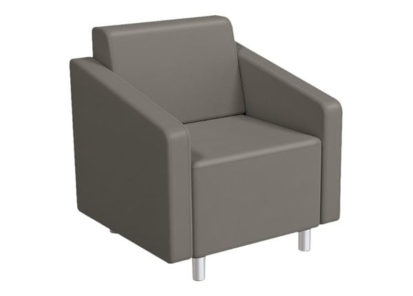 Balt Lounge Soft Seating Upholstered Chair with Arms - Solace Indigo
