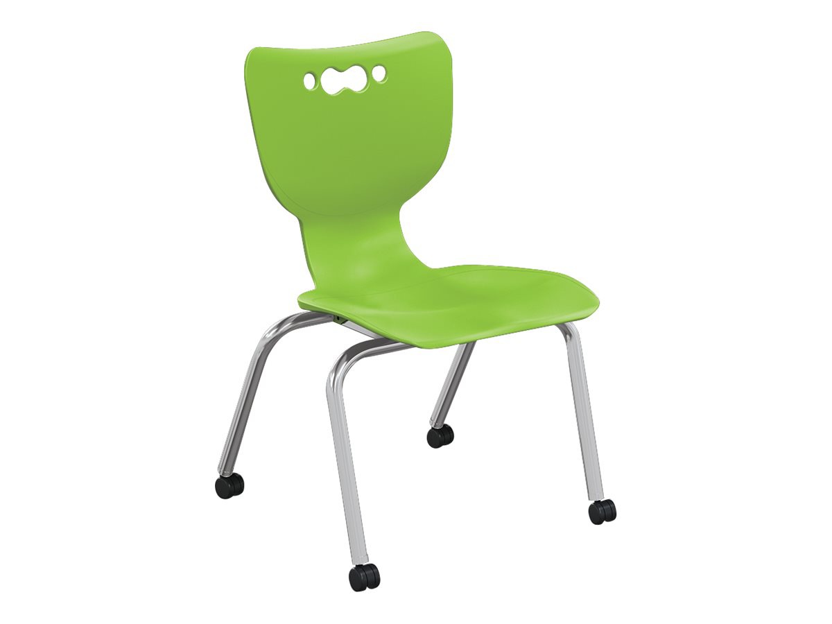 Balt Hierarchy Student 18" 4 Leg Caster Chair - Navy
