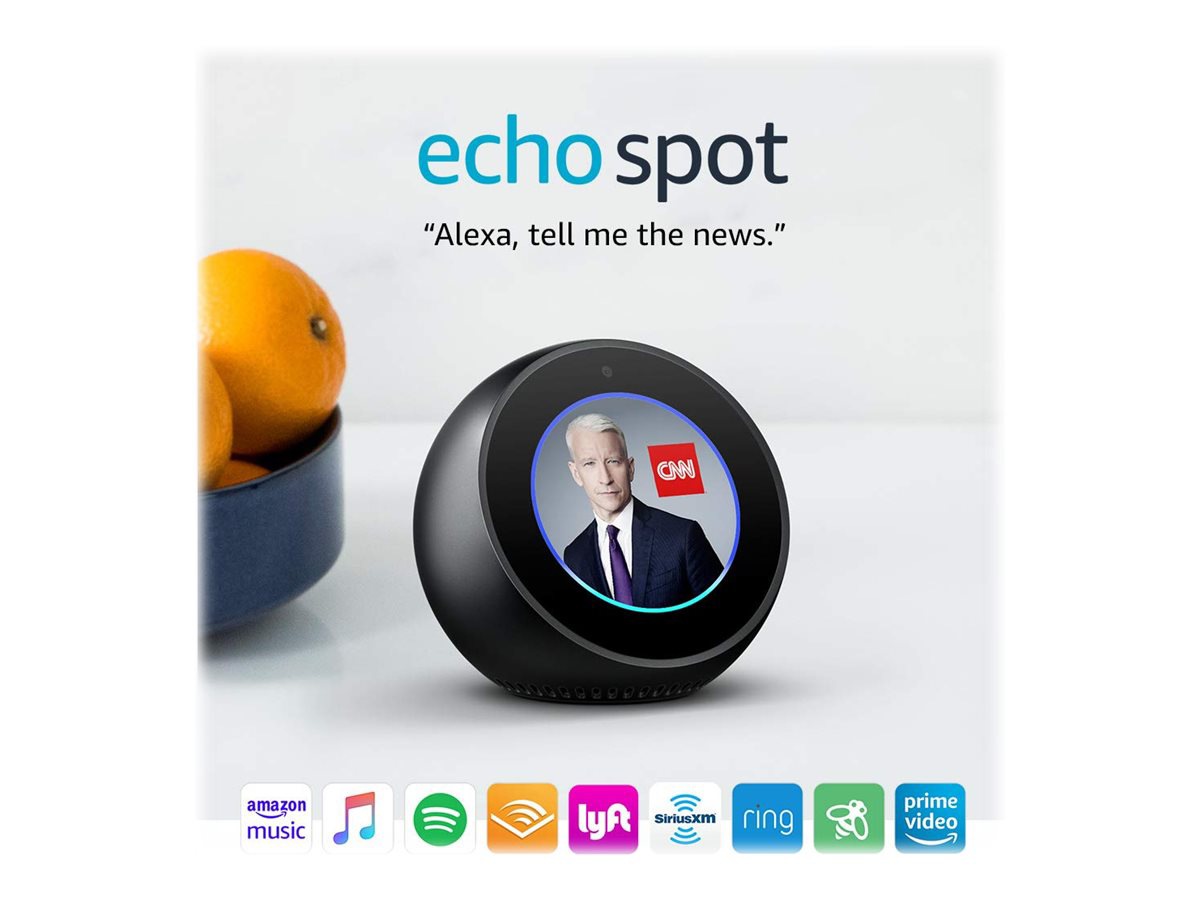 AMAZON ECHO SPOT SMAR SPEAKER BLK