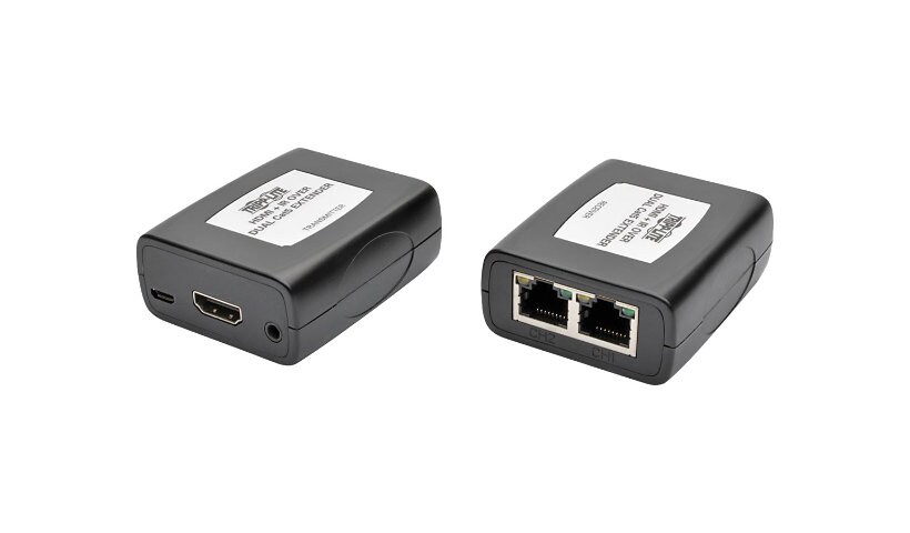 Tripp Lite HDMI Over Dual Cat5/Cat6 Extender Transmitter Receiver IR TAA
