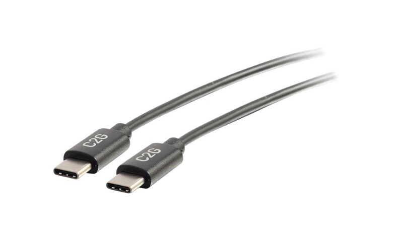 DELTACO USB 2.0 cable, USB-A - USB-C male, LSZH, 3m. - Black