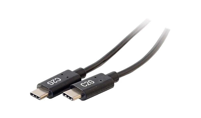 C2G 6ft USB C Cable - USB C to USB C Cable - USB C 2.0 3A - 480 Mbps - M/M