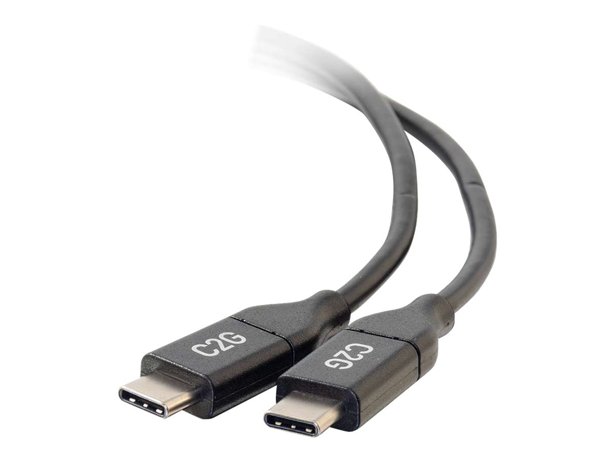 C2G 3ft USB C Cable - USB C to USB C Cable - USB C 2.0 5A - 480 Mbps - M/M