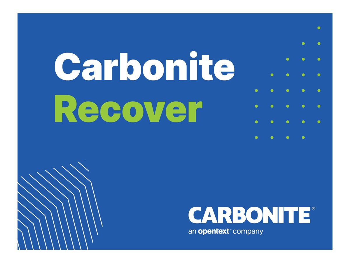 Carbonite Cloud Disaster Recovery 24-Hour - subscription license (1 year) -