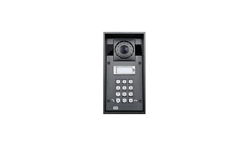 2N IP Force 1 Button, HD Camera, Keypad, 10 W Loudspeaker - IP intercom station