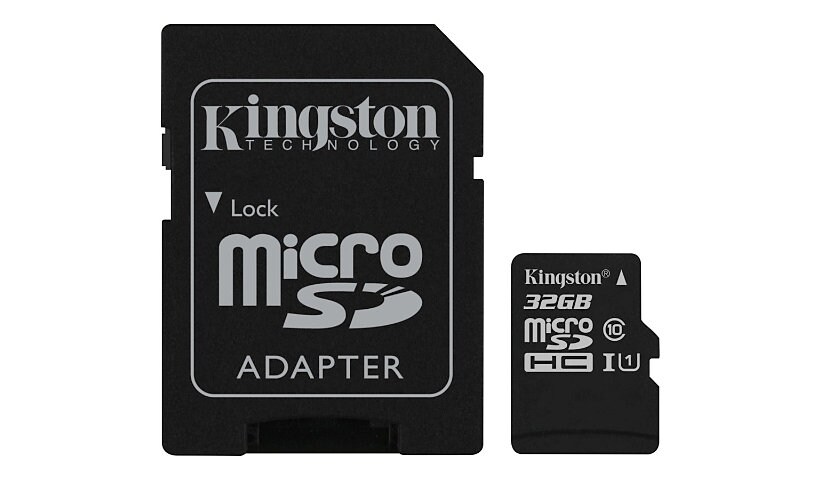 Kingston Canvas Select - flash memory card - 32 GB - microSDHC UHS-I
