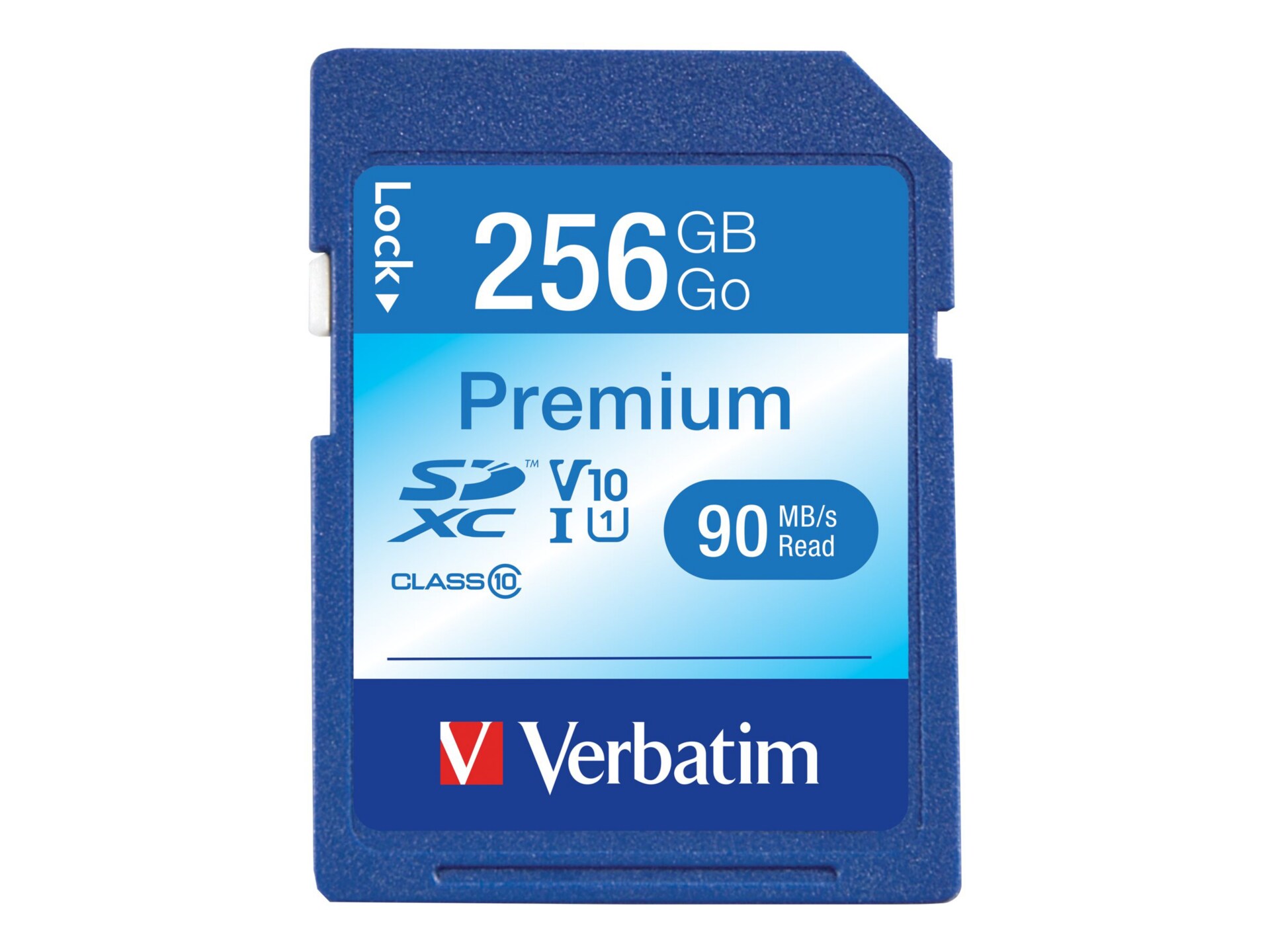 Verbatim Premium - flash memory card - 256 GB - SDXC UHS-I