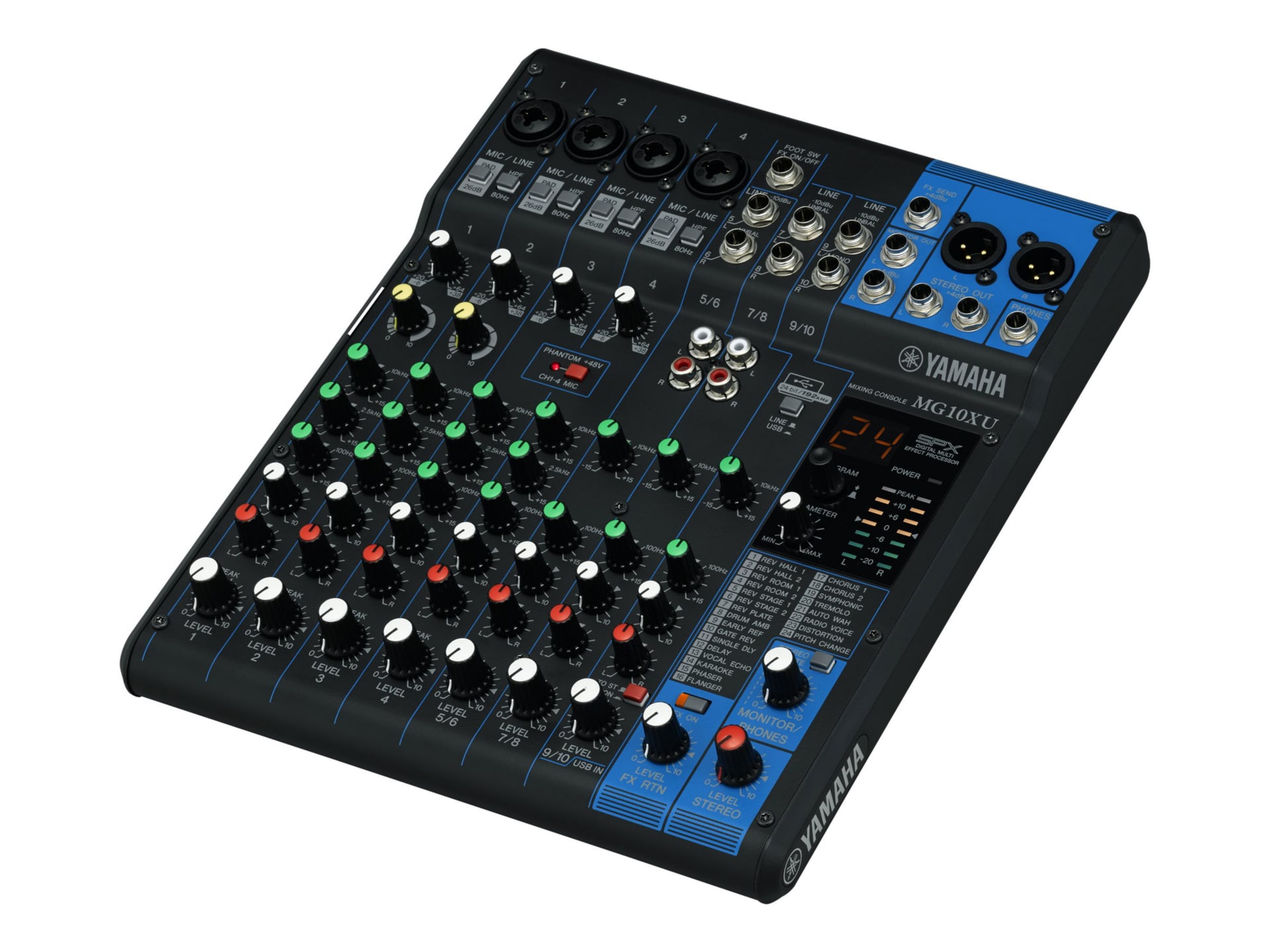 Yamaha 10-Channel Analog Stereo Mixer with Built-in FX
