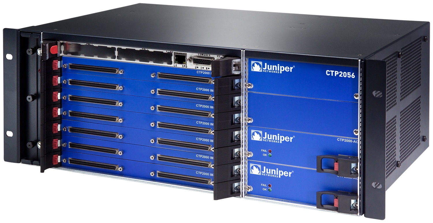 Juniper CTP2056 4U Rackmountable 100-240V 250W AC Chassis