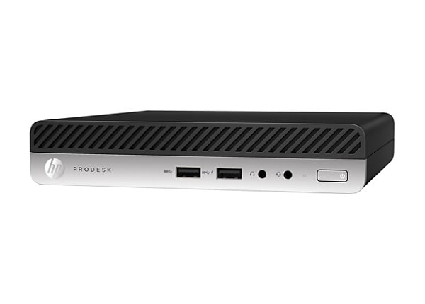 HP ProDesk 400 G4 - mini desktop - Core i3 8100T 3.1 GHz - 4 GB - 500 GB - US
