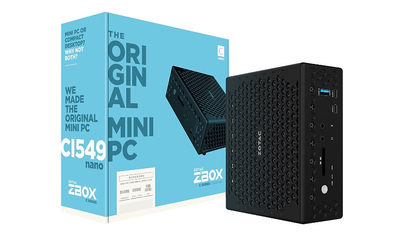 ZOTAC ZBOX C Series CI549 NANO - mini PC - Core i5 7300U 2.6 GHz - 0 GB - n
