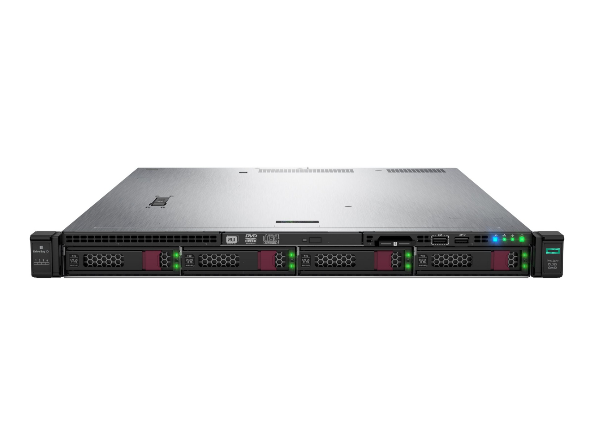HPE ProLiant DL325 Gen10 AMD EPYC 7251 8GB RAM E208i-a 4LFF PS Entry Server