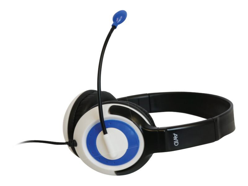 AVID AE-55 USB Plug TRRS Headset - Blue/Black