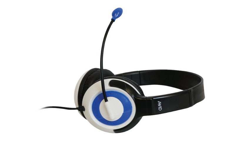 AVID AE-55 USB Plug TRRS Headset - Blue/Black