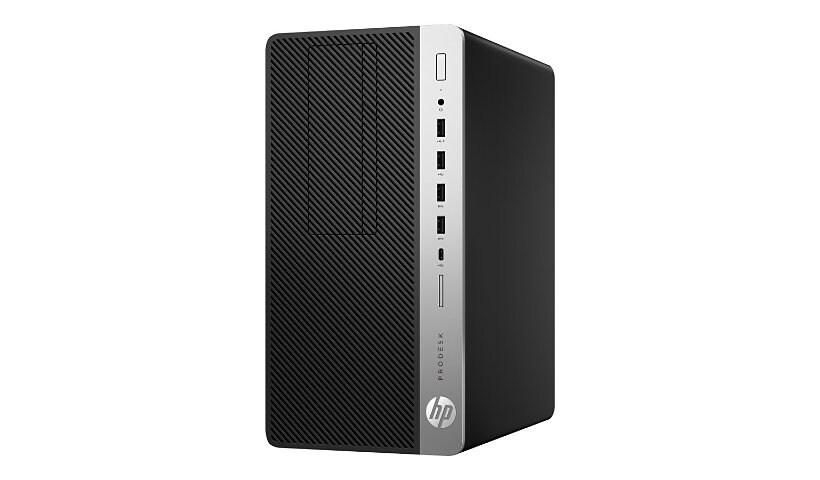 HP ProDesk 600 G4 - micro-tour - Core i7 8700 3.2 GHz - 8 Go - HDD 1 To - US