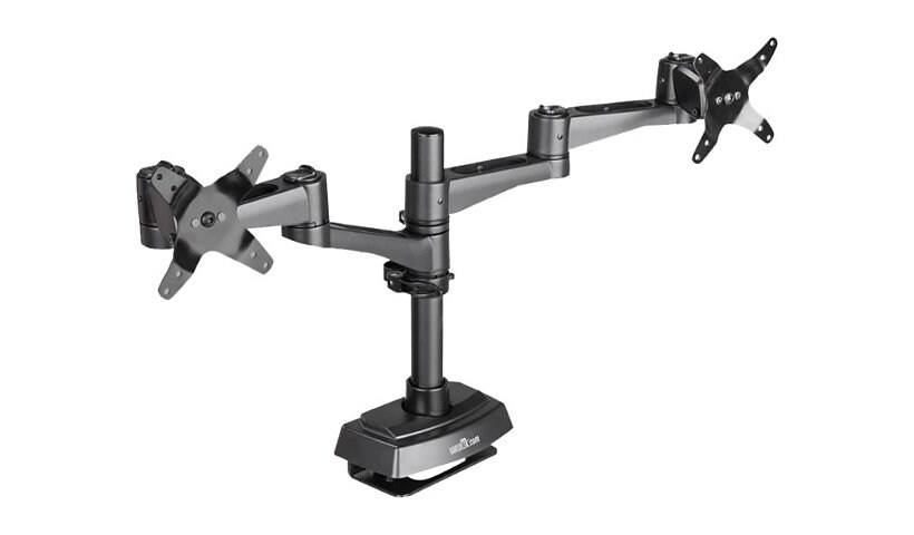 VARIDESK Dual Monitor Arm 180 Degree - montage sur bureau (bras réglable)