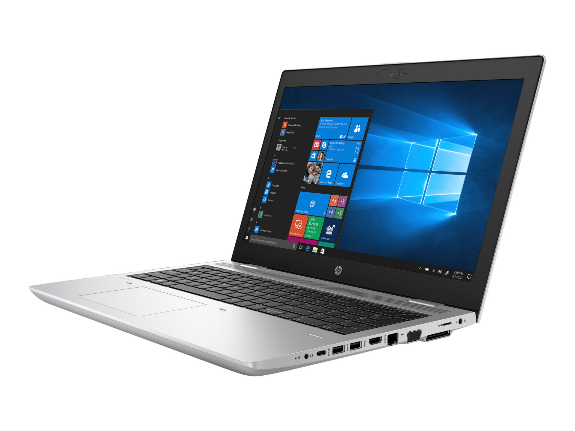 HP ProBook 650 G4 - 15.6" - Core i7 8850H - 16 GB RAM - 256 GB SSD - US