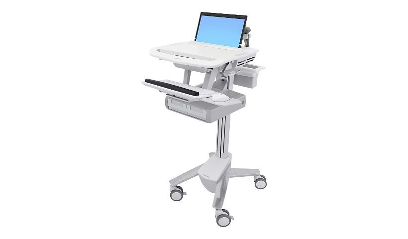 Ergotron StyleView Laptop Cart, 2 Drawers cart - open architecture - for notebook / keyboard / mouse / barcode scanner