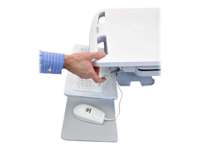 Thumbnail 5 of 6 for Ergotron StyleView Laptop Cart, 2 Drawers cart - open architecture - for notebook / keyboard / mouse / barcode scanner