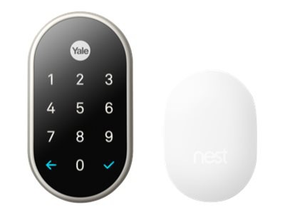 Nest x Yale Lock RFB-YRD540-WV-619 - door lock - satin nickel