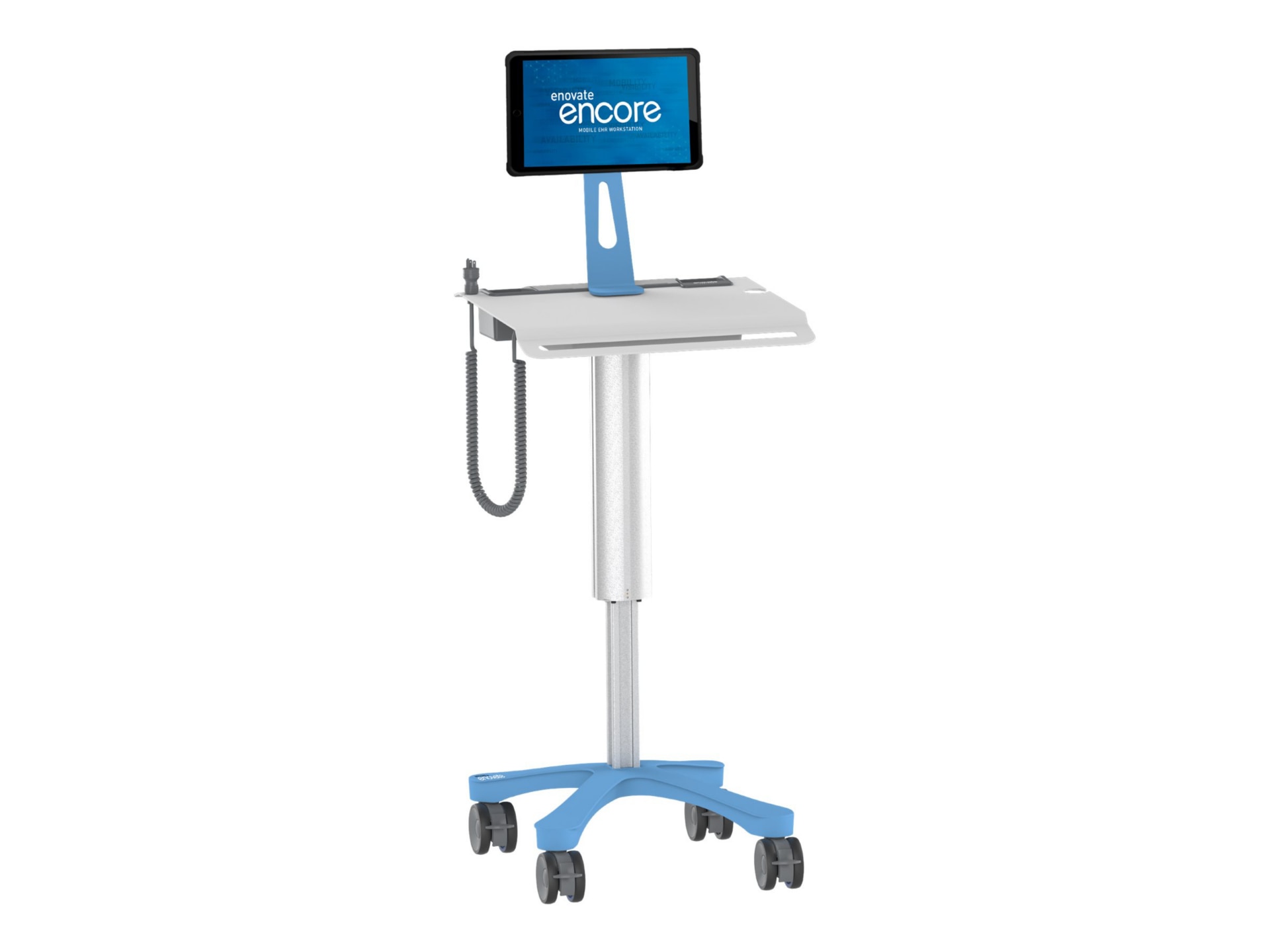 Enovate Medical Encore Lite for Tablet or LCD Non-Powered cart - for LCD display / tablet
