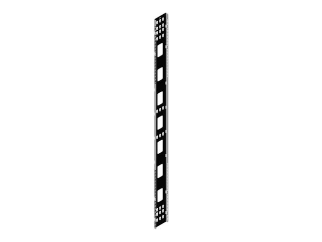 Chatsworth Full Height 5.8" Wide 48U Dual PDU Bracket - Glacier White