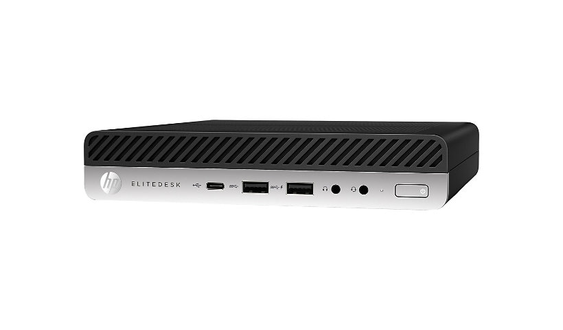 HP EliteDesk 800 G4 - mini desktop - Core i5 8500 3 GHz - 8 GB - SSD 256 GB