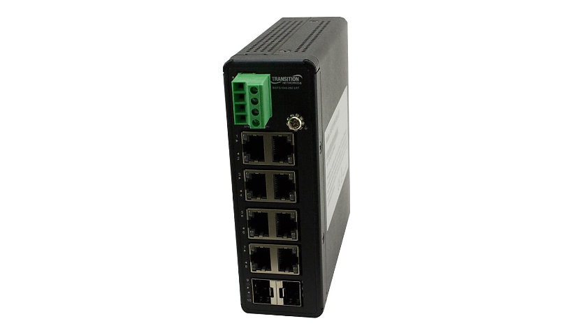 Transition Networks Hardened - switch - 8 ports - unmanaged