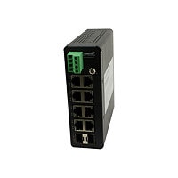 Transition Networks 8 Port Unmanaged Hardened Gigabit Ethernet Switch