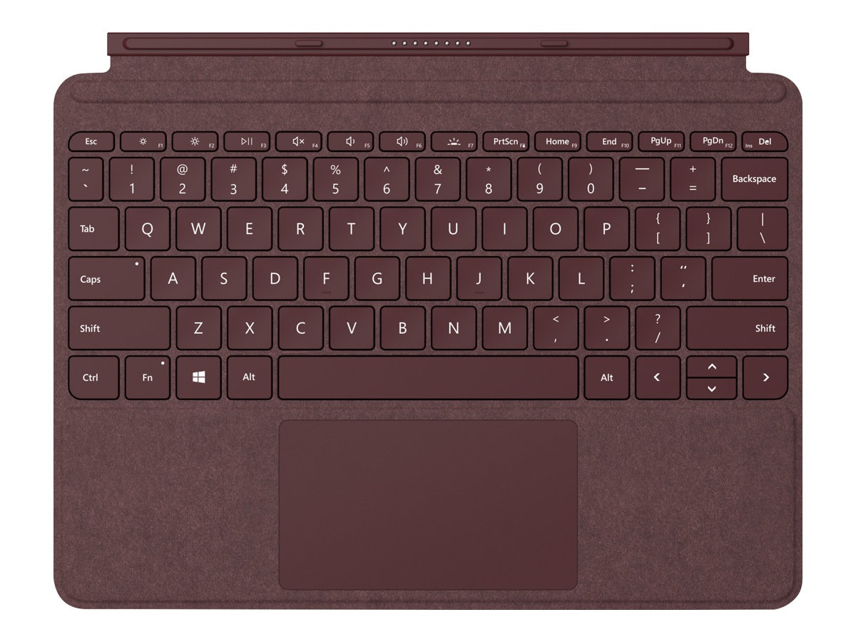 Microsoft Surface Go Signature Type Cover - Burgundy