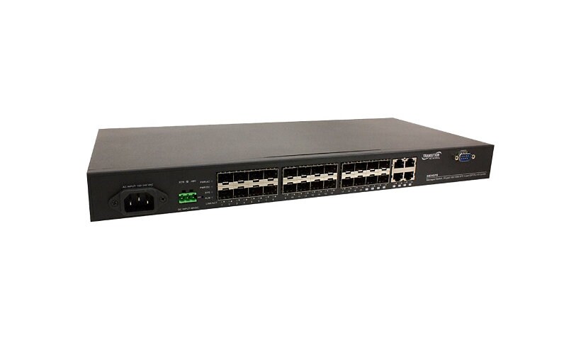 Transition Networks SM24DPB - commutateur - 24 ports - Géré - Montable sur rack