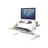 Fellowes Lotus DX Sit-Stand Workstation - stand - for LCD display / keyboar