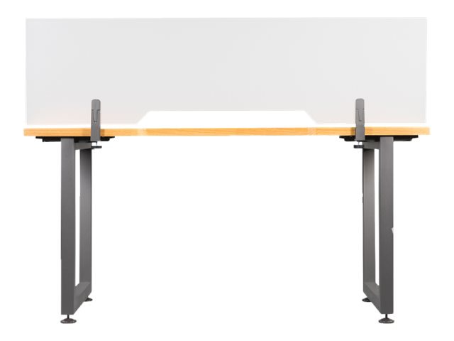 VARIDESK QuickPro 60 - table privacy panel - frosted clear