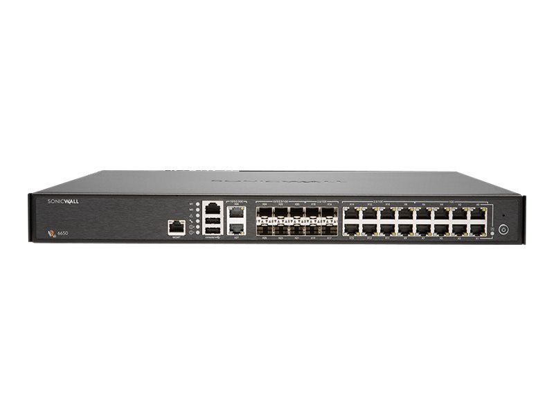SonicWall NSa 6650 - security appliance - with 1-year NSa TotalSecure Advan