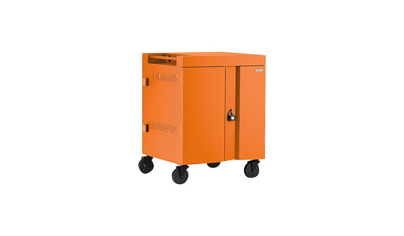 Bretford Cube cart - for 32 netbooks/tablets - tangerine