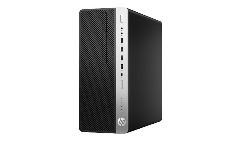 HP EliteDesk 800 G4 - tower - Core i7 8700 3.2 GHz - vPro - 8 GB - SSD 256 GB