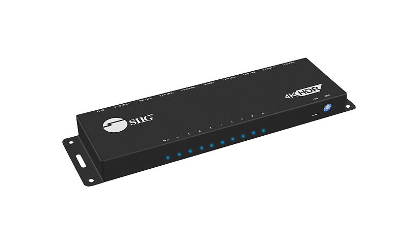 SIIG 1x8 HDMI 2.0 Splitter with Auto Video Scaling