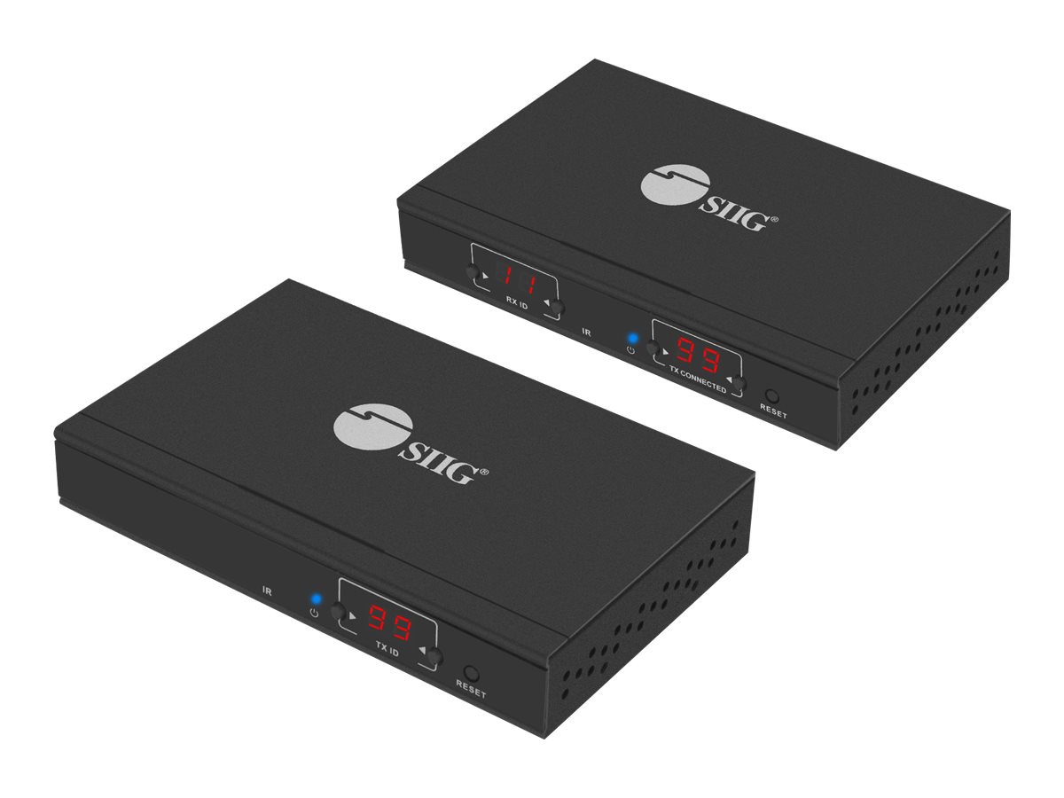 SIIG HDMI Over IP Extender with IR Kit - Black