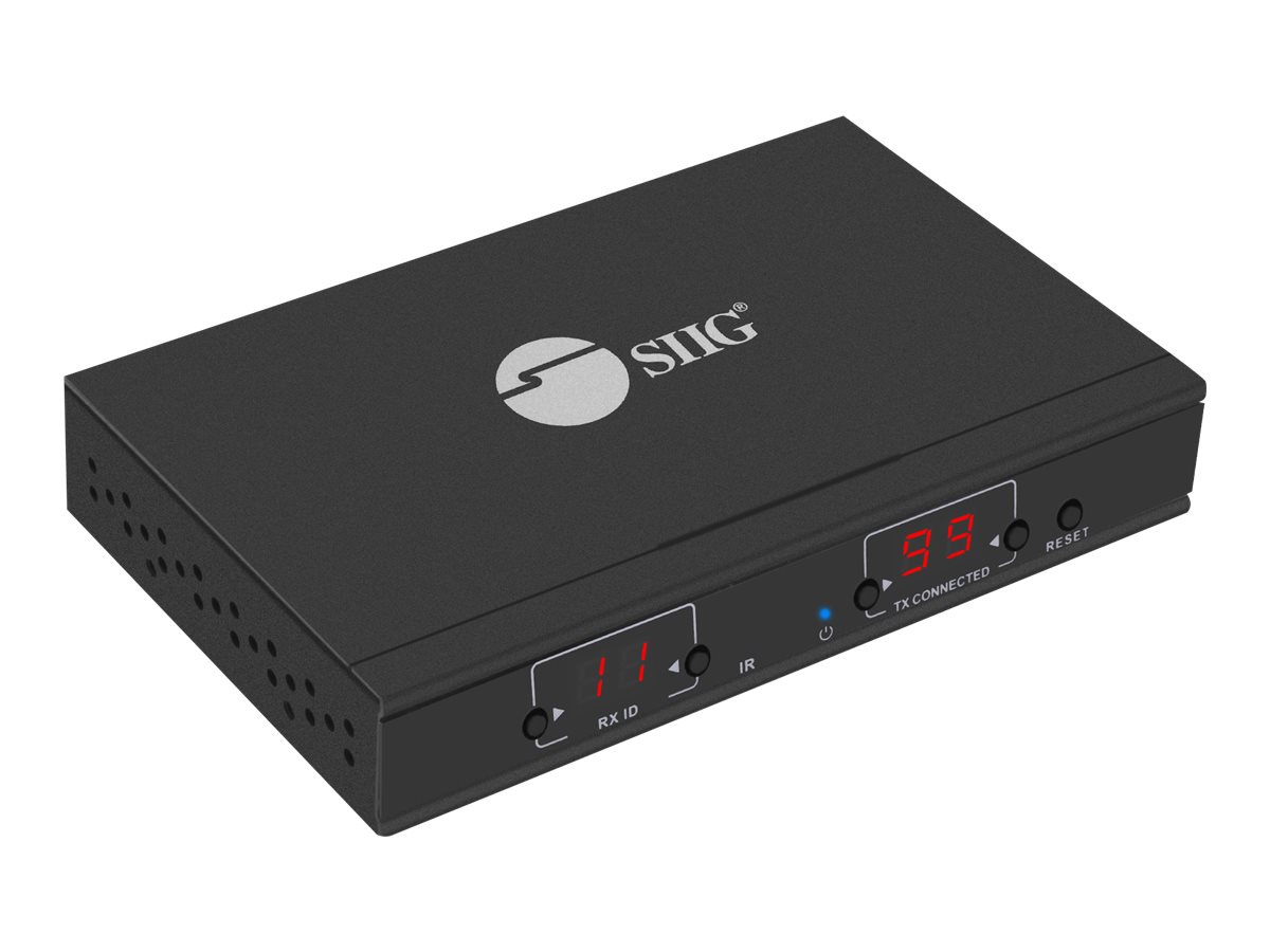SIIG HDMI Over IP Extender / Matrix with IR - Receiver - video/audio/infrar