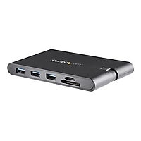 StarTech.com USB C Multiport Adapter - USB Type-C Mini Dock with HDMI 4K or VGA Video - 100W PD Passthrough, 3x USB 3.0,