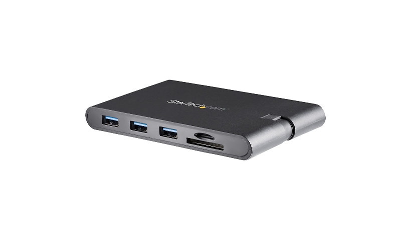 StarTech.com USB C Multiport Adapter HDMI 4K or VGA - PD 3.0, 3xUSB, GbE, SD, MicroSD - Mini Dock