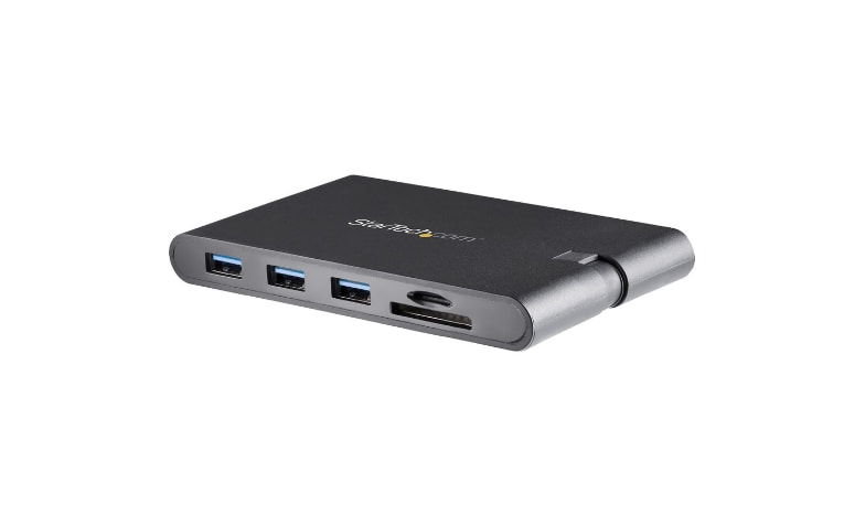 USB-C Multiport Adapter - HDMI/VGA - 4K 60Hz - 3-Port USB Hub - 100W Power  Delivery Pass-Through - GbE - Travel Mini Docking Station w/ Charging 