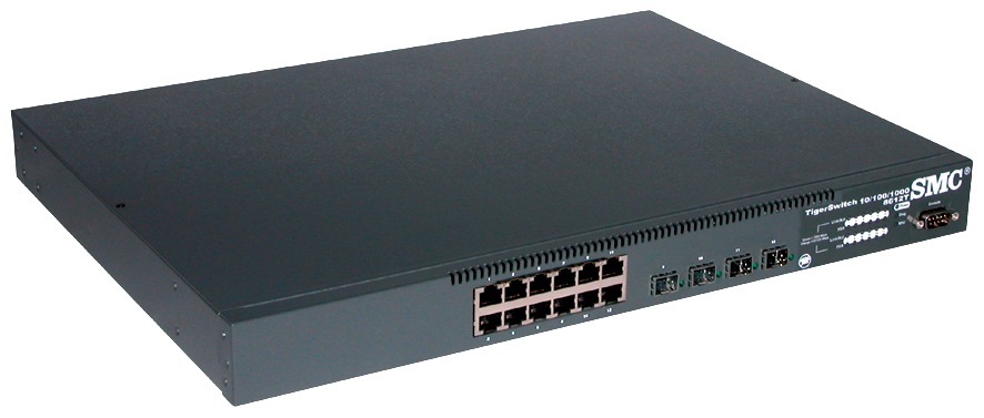 SMC Standalone 12-port 10/100/1000 Managed L2 Switch