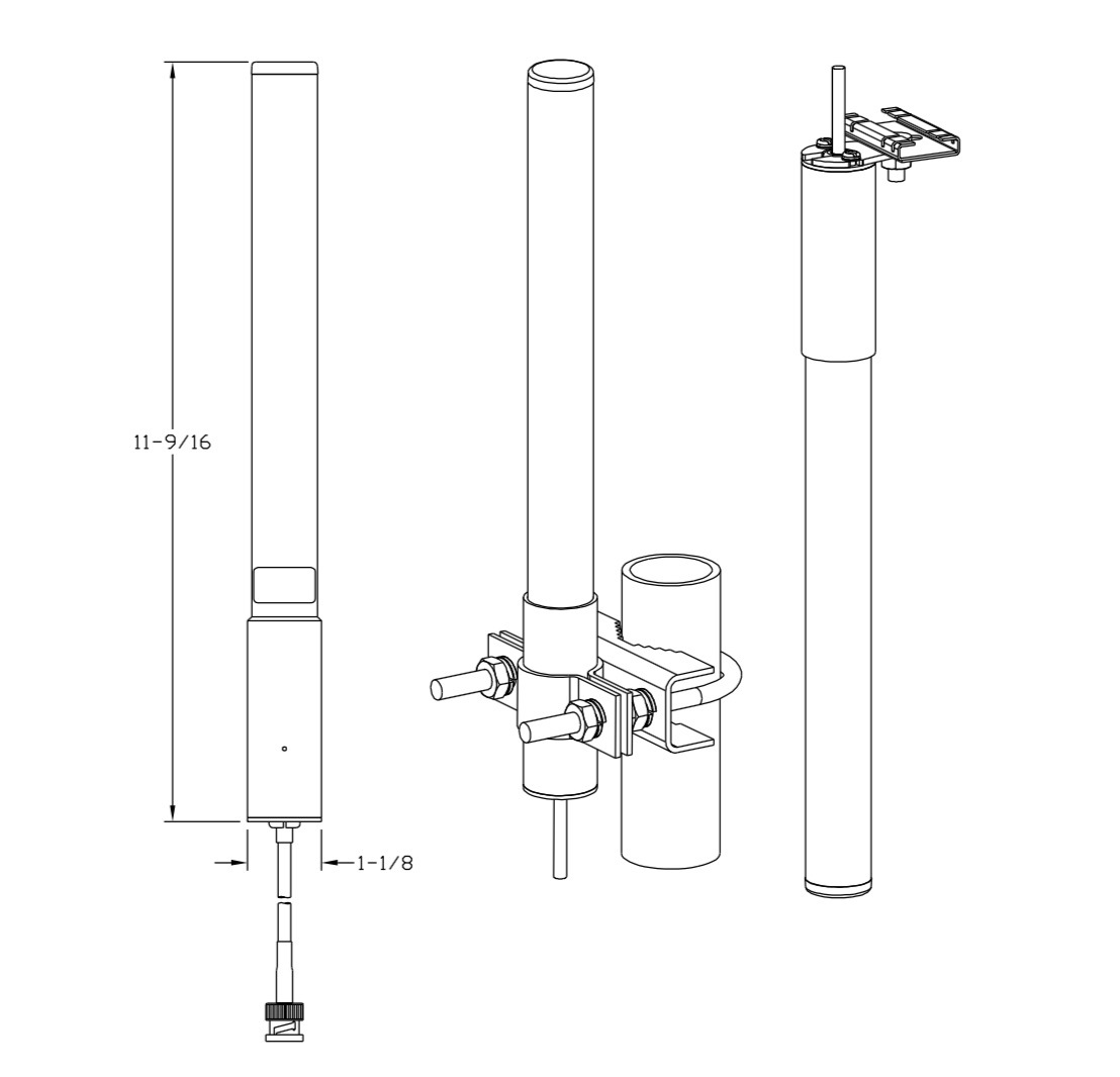 Zebra Standard Wireless Dual Band Antenna