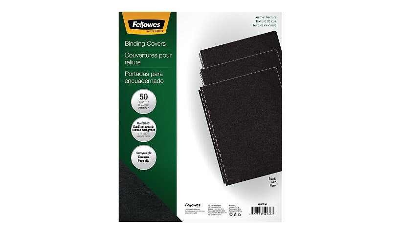 Fellowes Executive Presentation Covers Oversize - 50 pcs. - binding cover