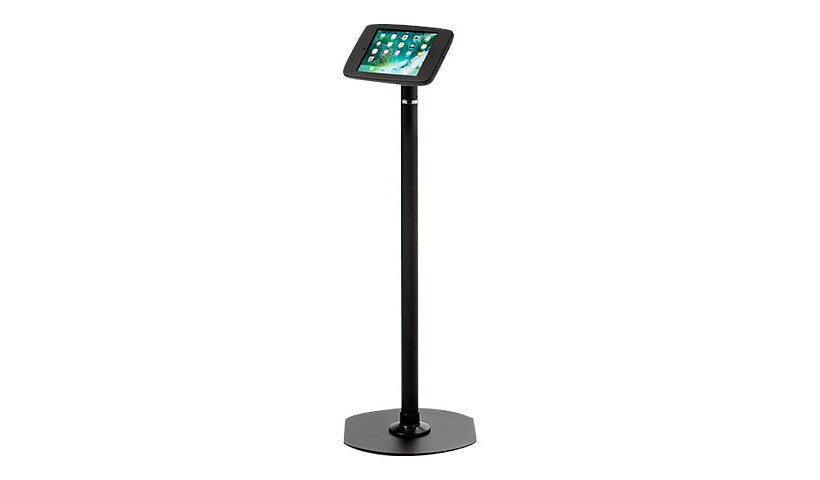 ArmorActive 42" FMJ Pipeline Kiosk with Baseplate for iPad 9.7 - Black