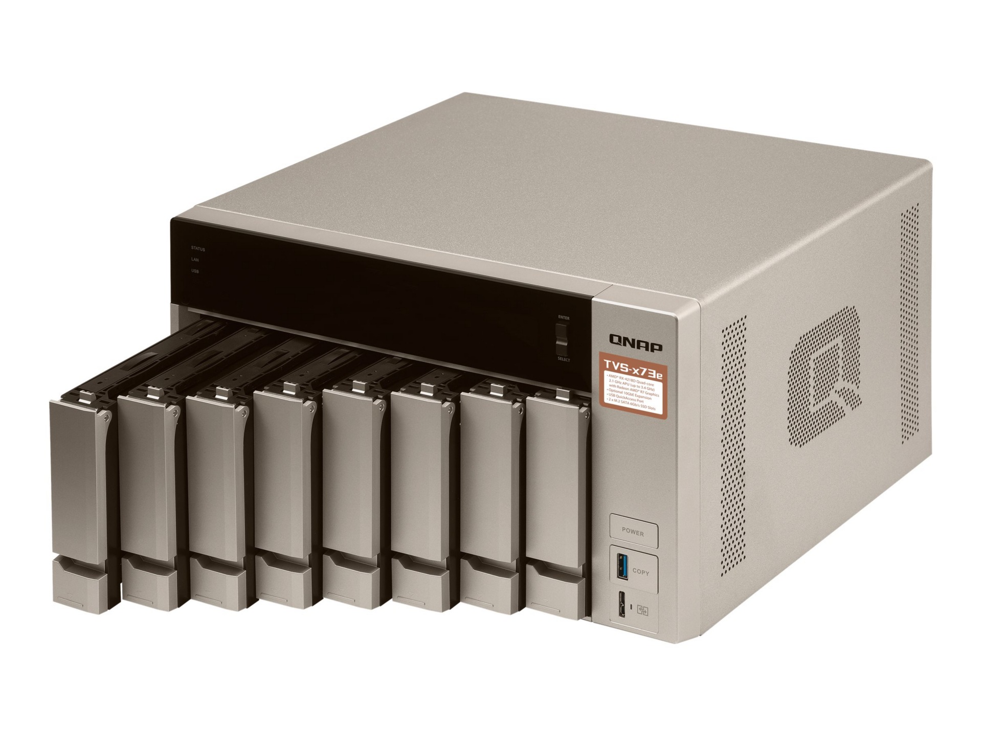 QNAP TVS-873e - NAS server