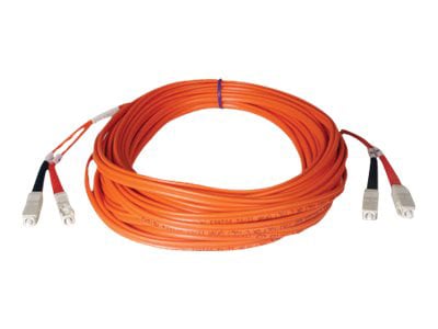Eaton Tripp Lite Series Duplex Multimode 50/125 Fiber Patch Cable (SC/SC), 5M (16 ft.) - patch cable - 5 m - orange